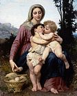 William Bouguereau Famous Paintings - The Holy Family